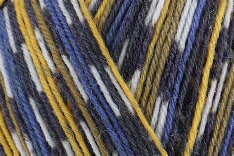 West Yorkshire Spinners Signature 4 Ply 818 Bluetit with wool and nylon